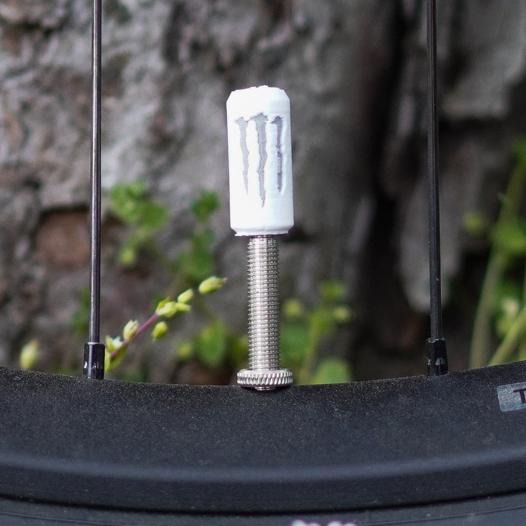 Monsta White Can | Capsterpiece Valve Cap